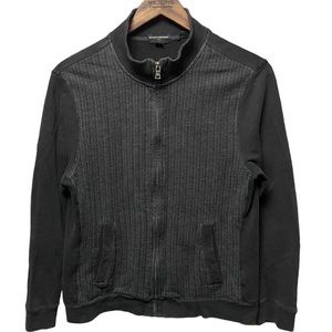 dressy full zip long sleeve collared banana republic casual sweatshirt jacket